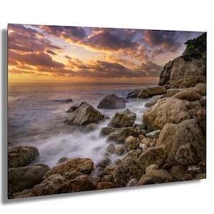 Spanish Coast Wall Art | Costa Blanca Beach Print | Mediterranean Sunset Decor | Spain Travel Photo | Coastal Wall Decor | Costa del Sol