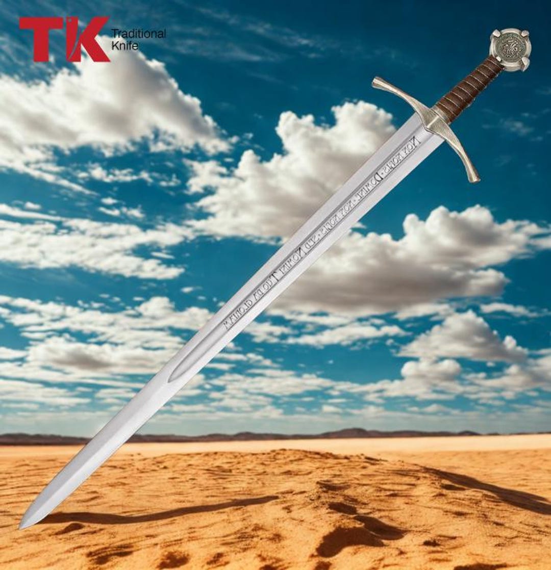 Templar Crusader Sword Replica – Medieval Knight's Blade With 