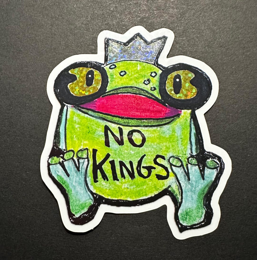 Die Cut Holographic Frog Sticker - Etsy