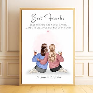Best Friends Gifts, Gift for Besties, Long Distance BFF Gifts,  Personalised Friendship Gift, Best Friend Birthday Gift, Digital Download