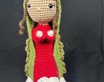 Virgen de Guadalupe a crochet