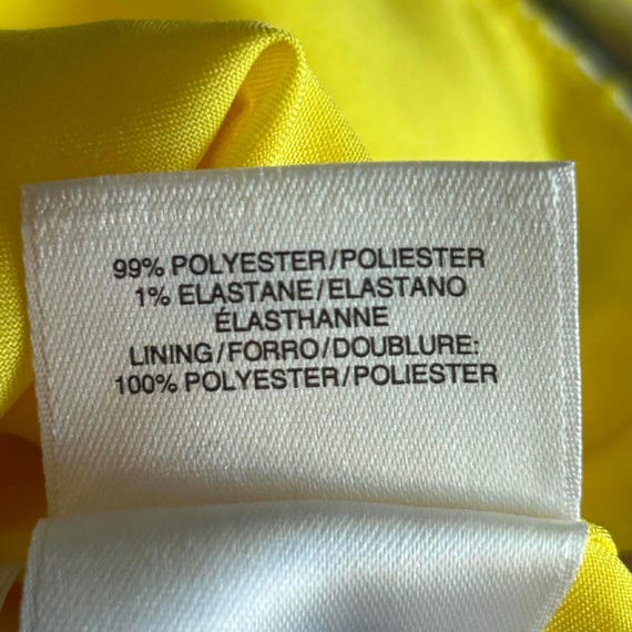 NWT Albert Nipon Women's Size 8 Yellow Floral Jac… - image 9