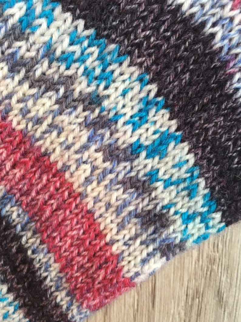Mid Calf Socks Knit Socks Winter socks Cozy Socks Foot Warmers Wool Socks Wool blend Long Socks Gift Idea Striped