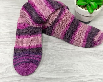 Children’s Knitted Socks, Wool Socks with Lycra, Kids Wool Socks, Soft Stretchy Wool Socks, Fun Colours,