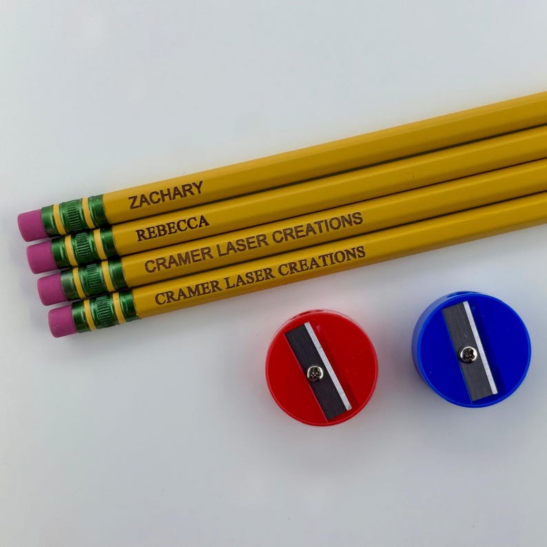 Personalized Ticonderoga #2 Pencils – Custom Engraved | Back to School ...