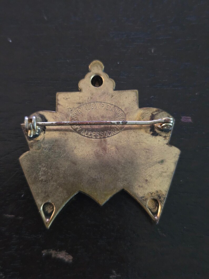 Vintage 1940s Accessocraft Brooch, British War Relief, Enamel Coat of ...
