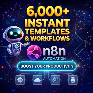 6000+ N8N Automation Templates AI Agents  | No-Code JSON Workflows