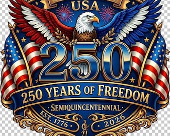 USA 250th Anniversary Eagle Emblem (Digital Download)