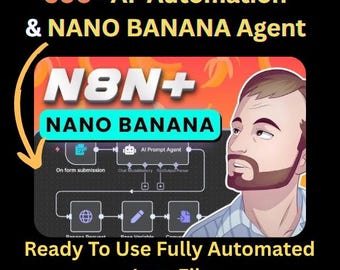 Agente de automatización del flujo de trabajo de edición de imágenes con IA N8N, plantilla JSON sin código, predictivo de IA y temporizador de ahorro