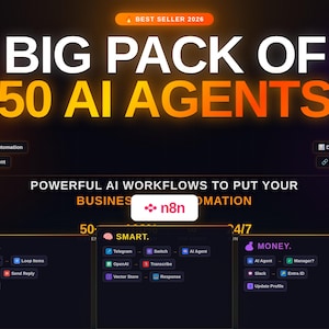 300+ AI n8n-workflowblauwdrukken: bundel bedrijfsautomatisering (digitale download)