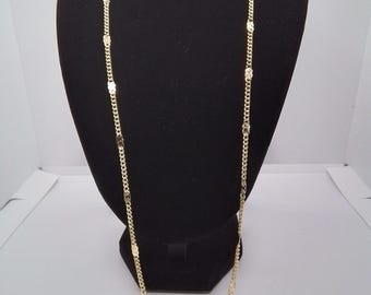22&#39; 18k Italy Gold Valentino Necklace