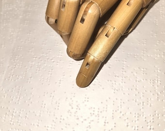 One dozen (12) Braille Pages for Crafts | 8.5"x11"