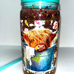 Cow Snow Globe Tumbler