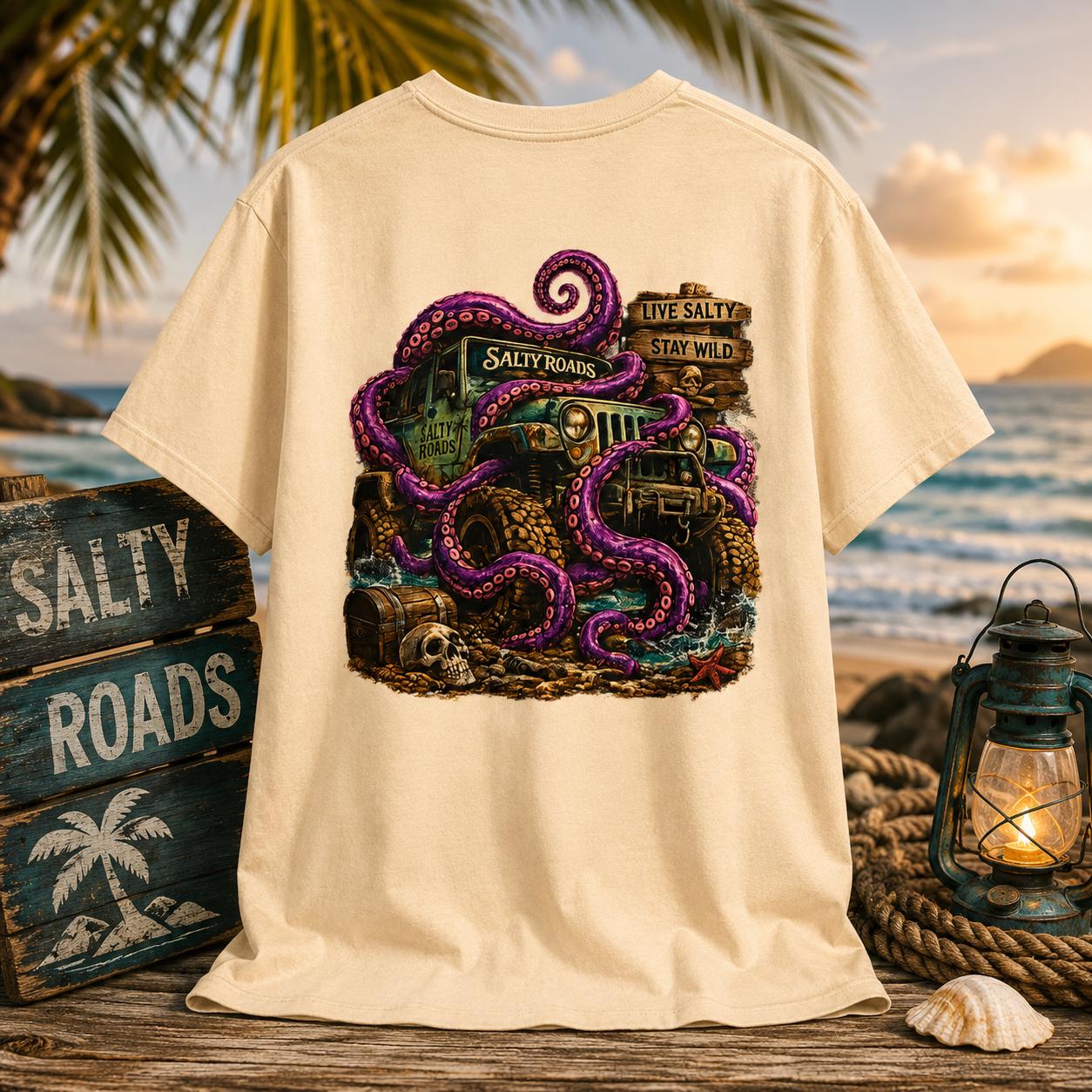 Salty Roads - Kraken's Revenge T-Shirt view 3