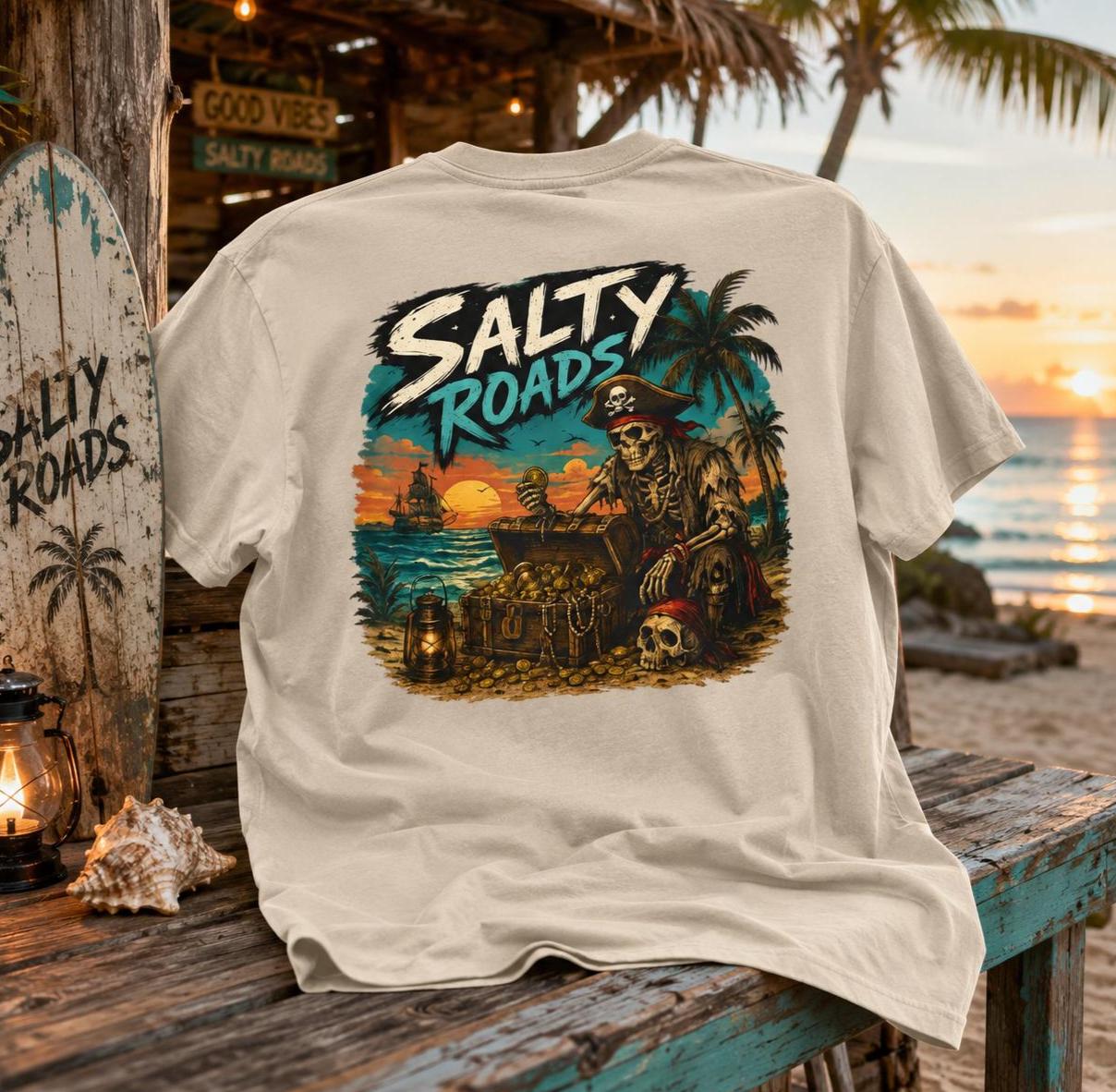 Salty Roads™ Dead Mans Treasure T-shirt