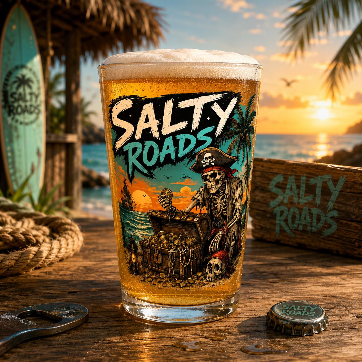 Salty Roads™ - Dean Mans Treasure Pint Glass