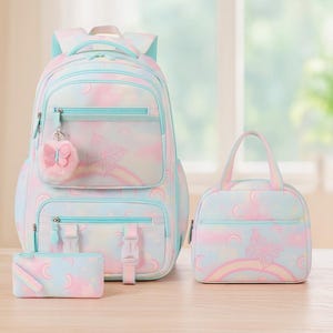 Backpack Set with Lunch Bag & Pencil Case - Free Tracked Shipping