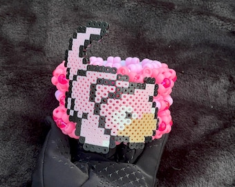 Slowpoke Kandi Cuff Bracelet