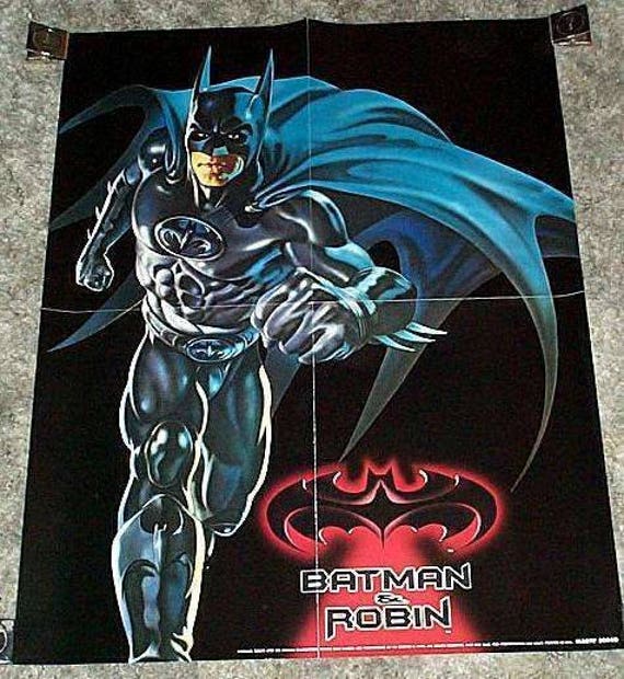 Original de 1997 Batman y Robin la película 22 x 17 pulgadas - Etsy España