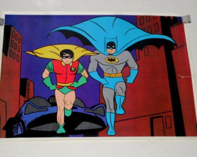 Rare Original Vintage 1966 Batman Poster! 1960's DC Comics 29 X 21 Inch ...