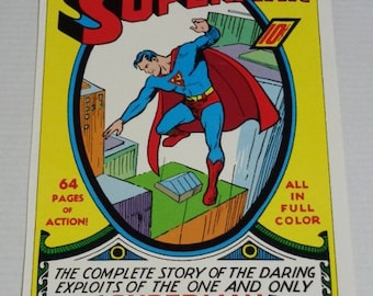 1978 Superman Poster Pinup! Rare Vintage Original 1970's DC Comics