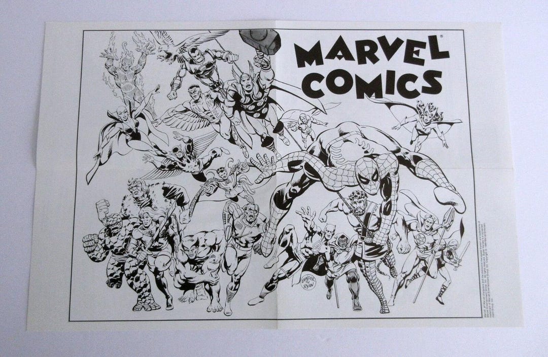 1989 Marvel 17x11