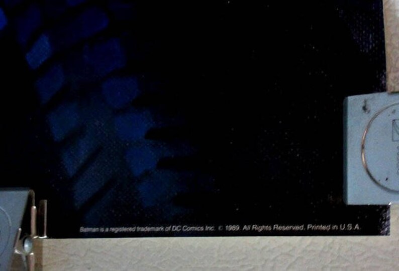 Original 1989 Batman Poster, Rare Vintage 1980s DC Detective Comics ...