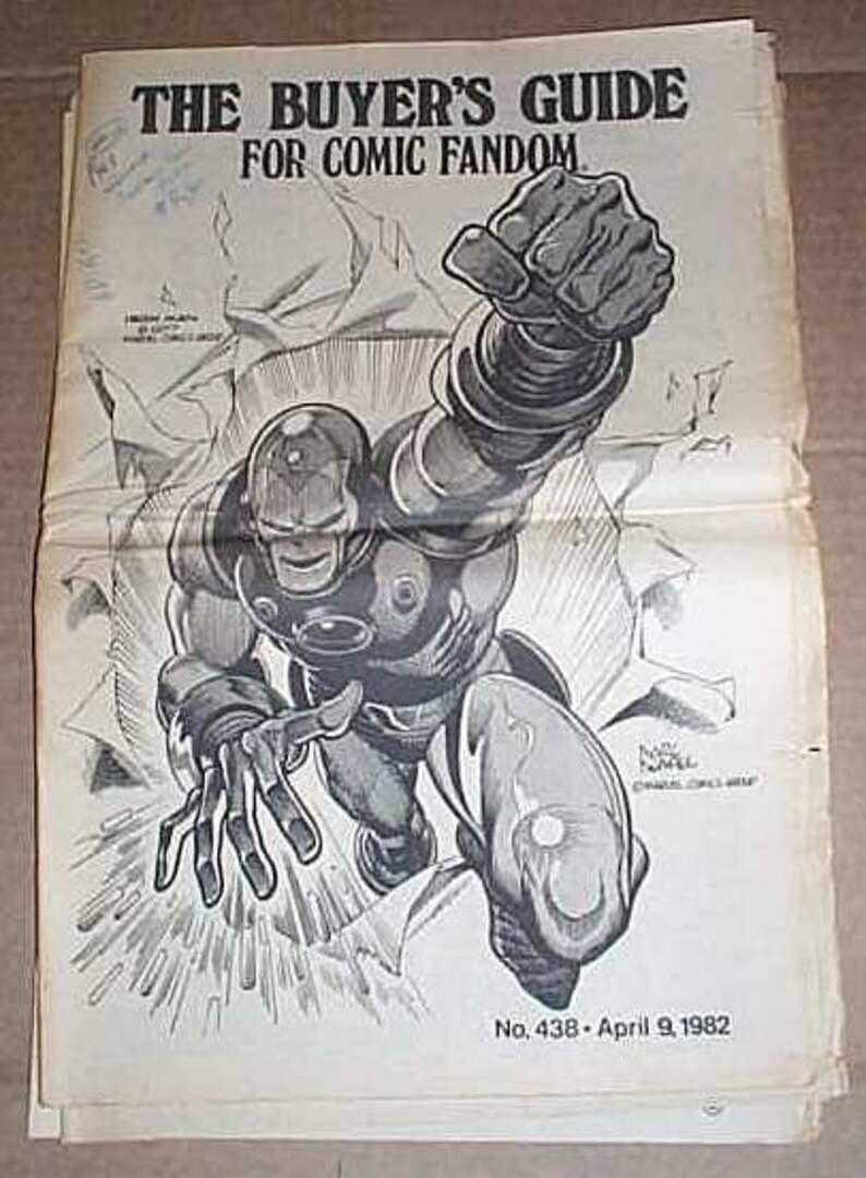 Vintage 1982 the Buyer's Guide for Comic Fandom TBG/CBG Etsy
