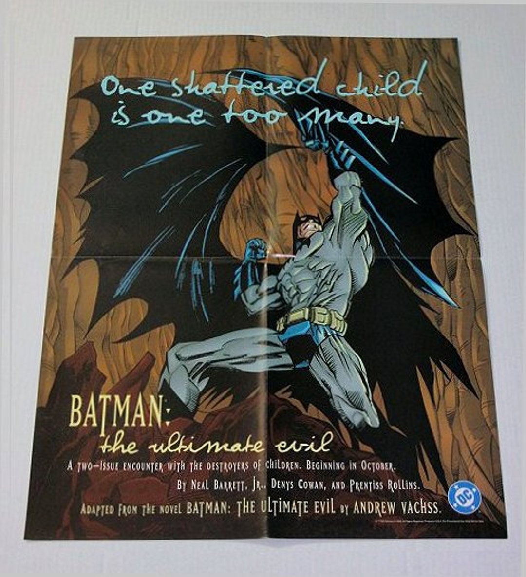 Vintage Original 1995 Batman 22 X 17 Inch the Ultimate Evil DC - Etsy  Australia