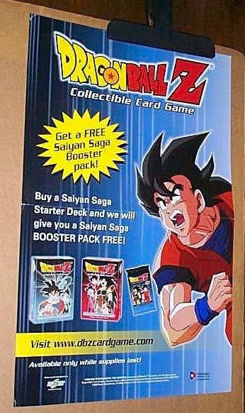 Dragonball Z Poster, 17 by 11 Inch Vintage Original 2000 Comic