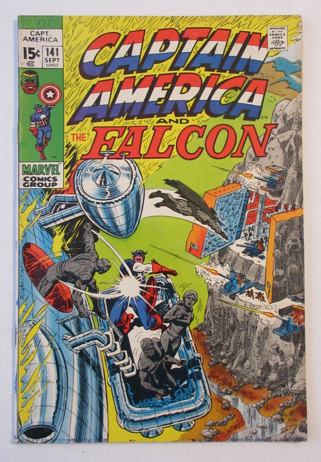 1971 Captain America and the Falcon 141 Marvel Comics Rare
