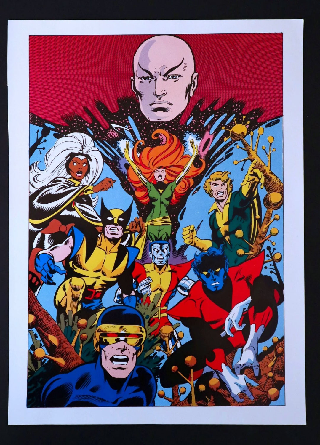 希少 レア X-MEN ポスター ヴィンテージ 1978 X-men Poster: Rare Vintage Original Marvel Comics 1970's