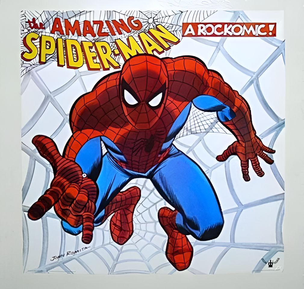 Original 1972 Spider-man Poster! Vintage 1970's Marvel Comics
