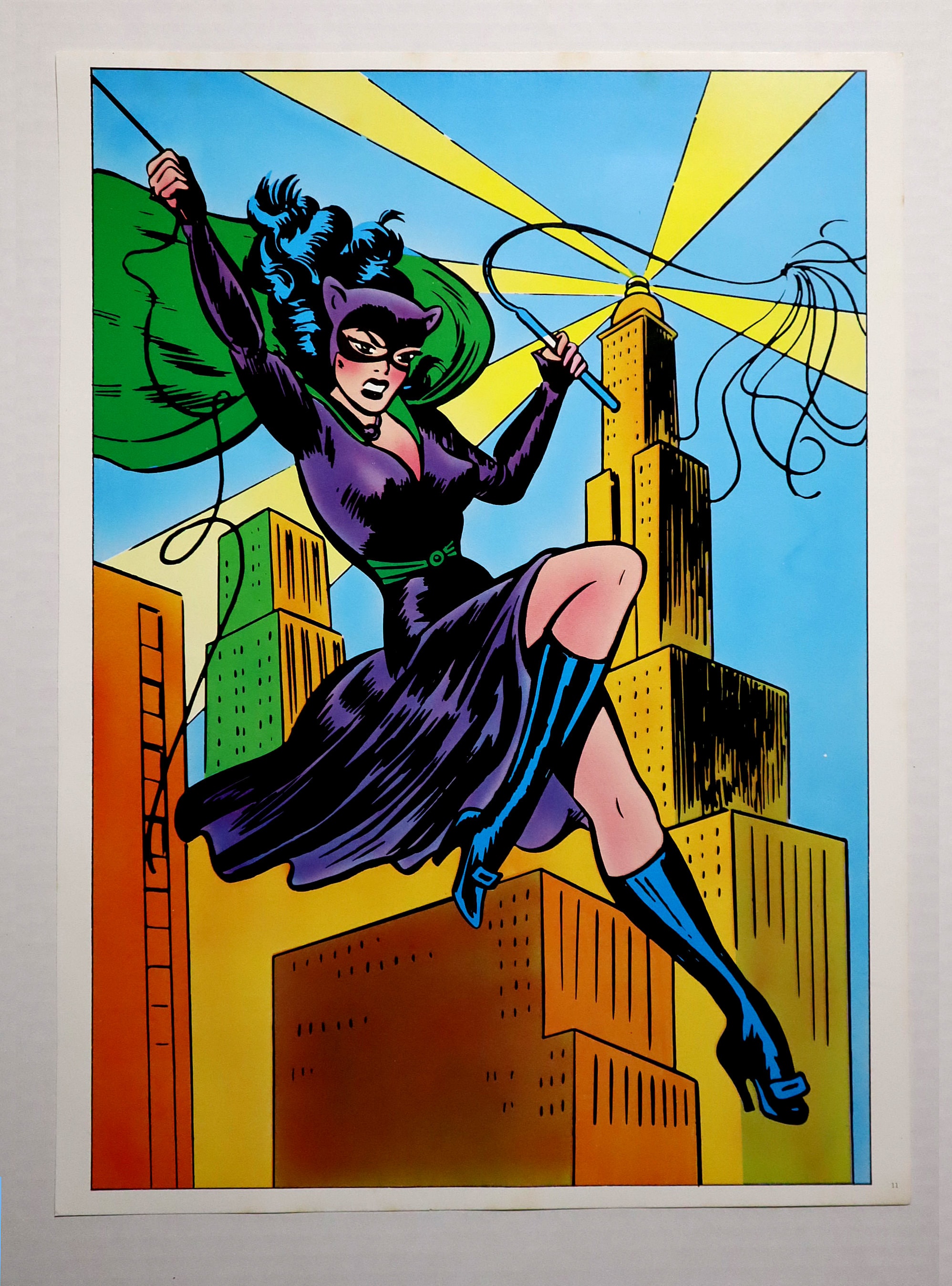 アメコミ CAT WOMAN DC COMIC RETRO SOFUBI CAT WOMAN DC COMIC RETRO SOFUBI