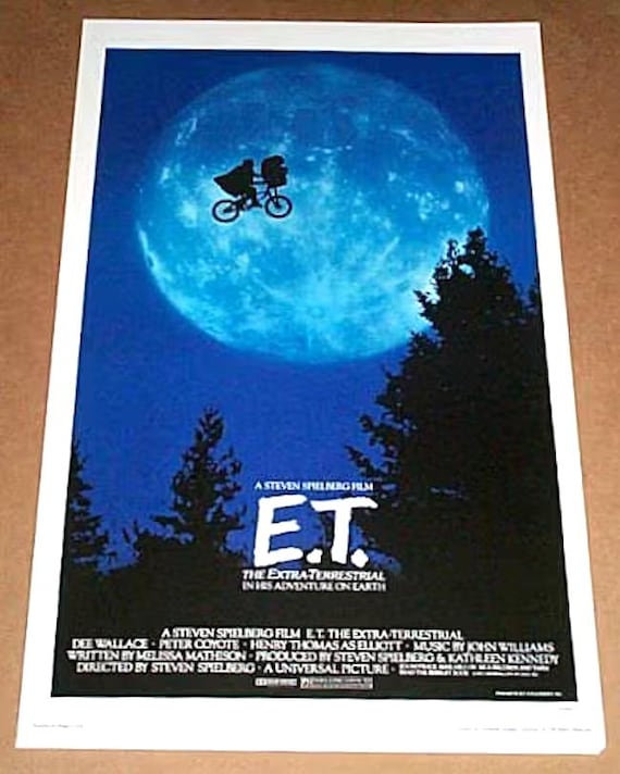 ET Movie Poster, Official Universal Studios 17x11 E.T. the Extra