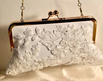 Bridal Clutch HEIRLOOM Dress Fabric