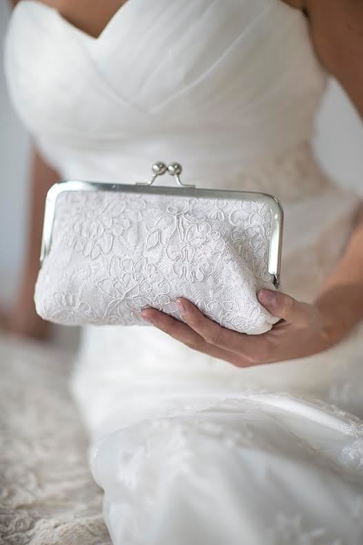 Buy White Bridal Clutch Online In India  Etsy India