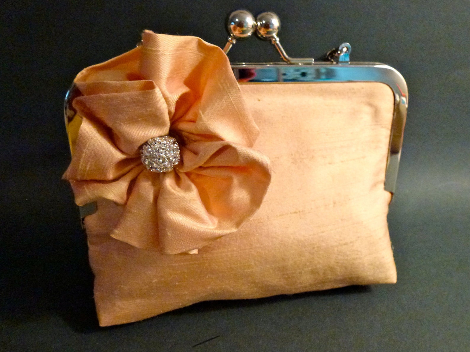 SAM (pistachio green) flower clutch main image 0