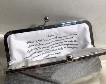 Personalize Your Bridal Clutch with a Note or Message