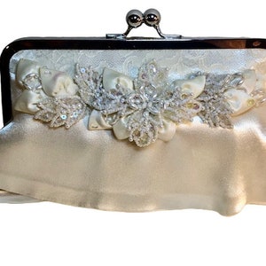 Bridal Clutch HEIRLOOM Dress Fabric image 3