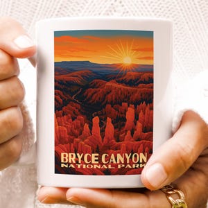 Bryce Canyon National Park Mug | Coffee Cup | Travel Souvenir | Outdoor Adventure Gift | Scenic Nature Lovers Gift | Durable | Road Trip