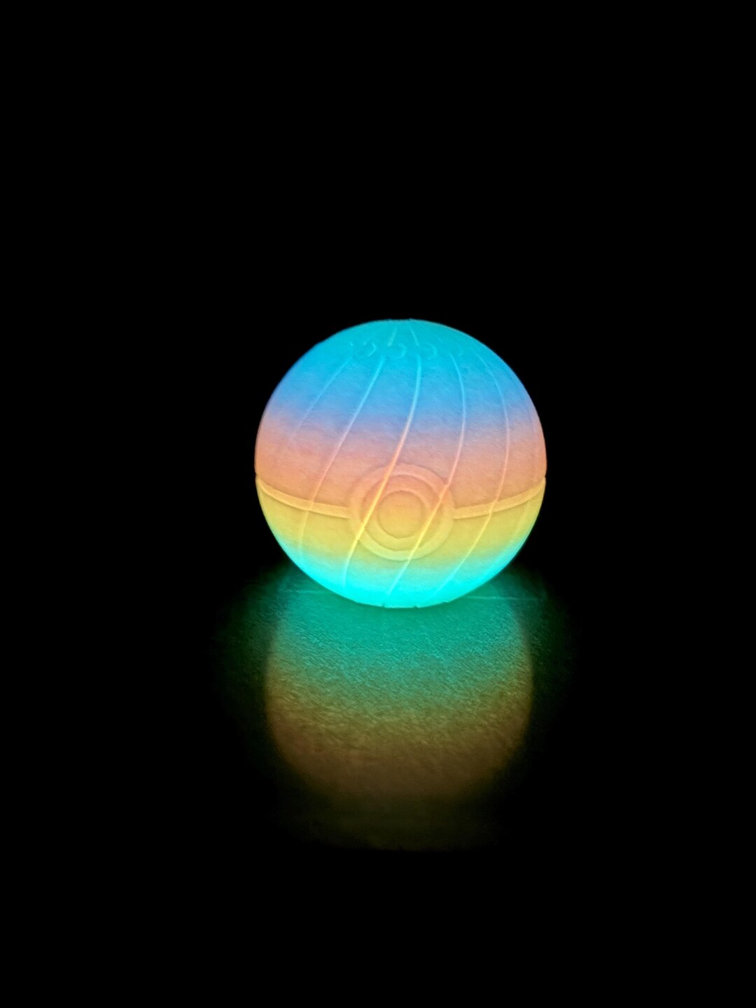 Light Capture Sphere Glow-in-the-dark Spiral Capture Sphere – 3D Printed Fidget Collectible ...