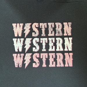 XL zwarte western