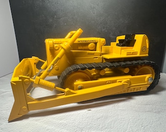 Construction Toy Equipment Vintage Td25 Bulldozer Die Cast Metal Yellow Tractor Ertl IH International