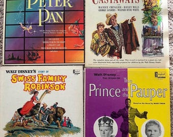 Vinilos vintage de Walt Disney - Variedad Disneyland - Serie Tale Spinners - Su selección