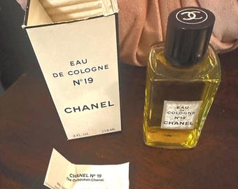 Vintage CHANEL No 19 Eau de Toilette 4oz-118ml Fórmula antigua