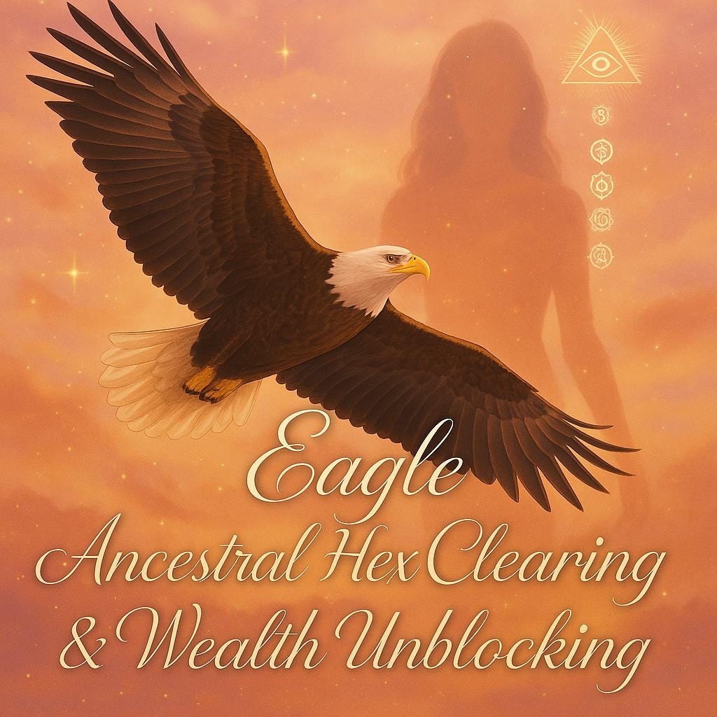 Eagle Ancestral Hex Removal & Energy Clearing by Shaman Bountiful Kae