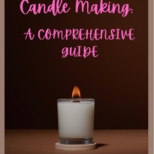 Candle Making for Beginners – DIY eBook & PDF Guide – Learn to Make Candles at Home