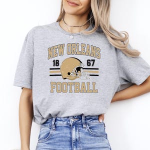 New Orleans Football T-Shirt, New Orleans Football Shirt, Vintage New Orleans Tee, New Orleans Football Gift, Vintage Sports Tee