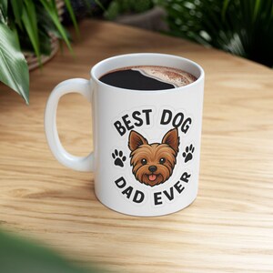 Hundeliebhaber Keramiktasse, Perfektes Geschenk für Haustier Eltern, Einzigartige Hunde-Kaffeetasse, Vatertag, Geburtstagsgeschenk, 11oz, 15oz